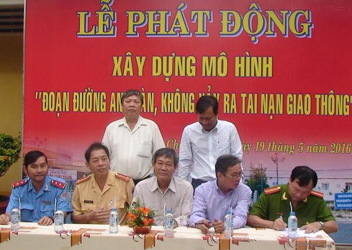 Châu Thành: Phát động xây dựng mô hình “Đoạn đường an toàn, không xảy ra tai nạn giao thông” 